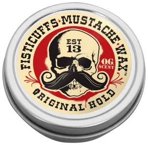 1 oz. Fisticuffs Mustache Wax Original hold "OG" scent