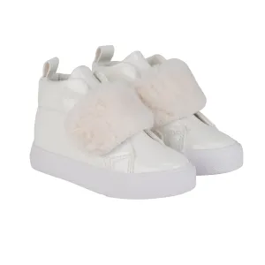 1200 Snow White Fur Boots By Adee