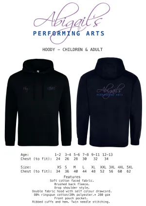 Abigail's Performing Arts - Hoody (Child & Adult)