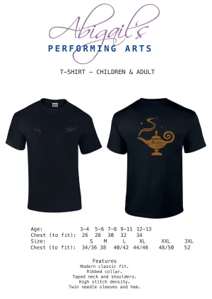 Abigail's Performing Arts T-shirt (Child & Adult)