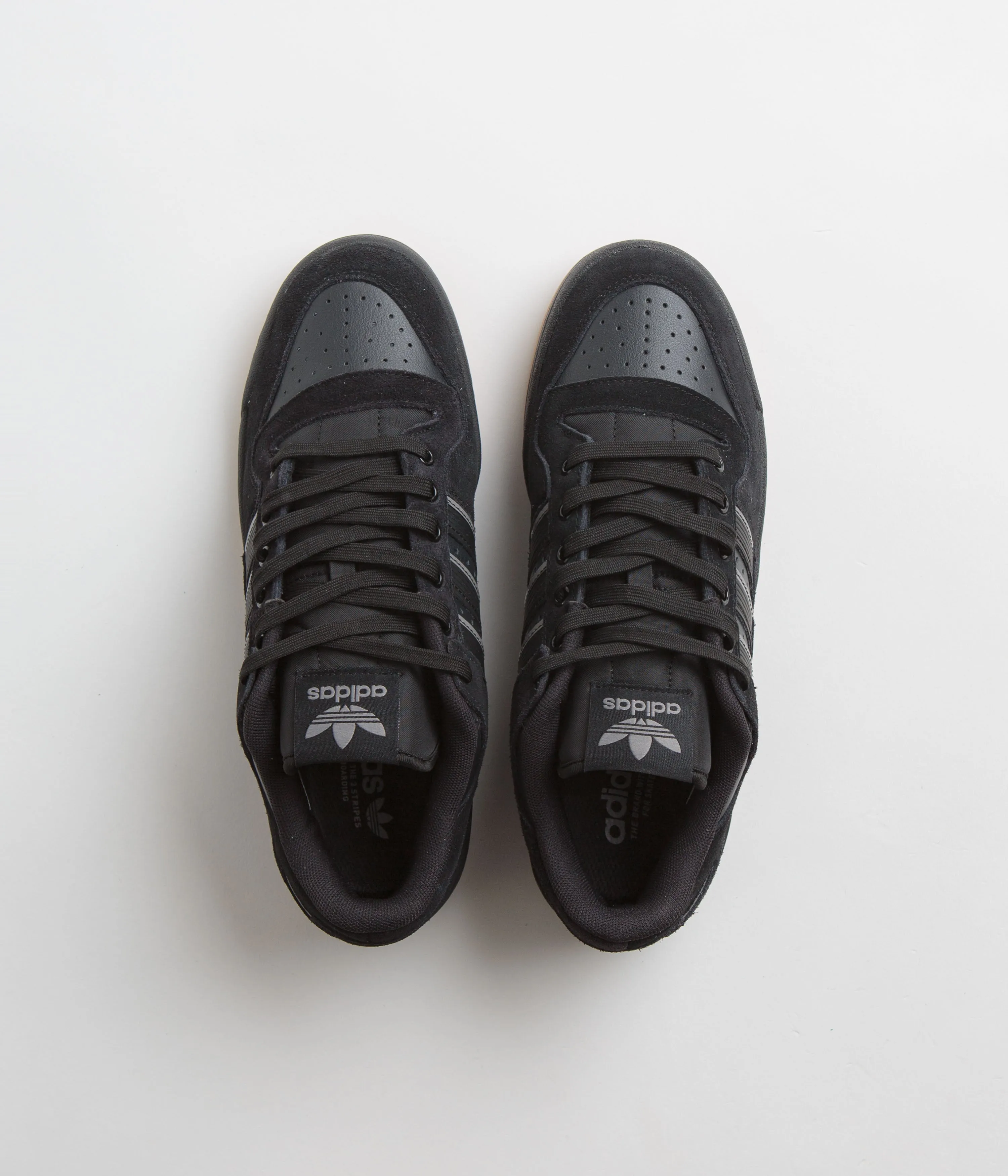 Adidas Forum 84 Low ADV Shoes - Core Black / Carbon / Grey Three