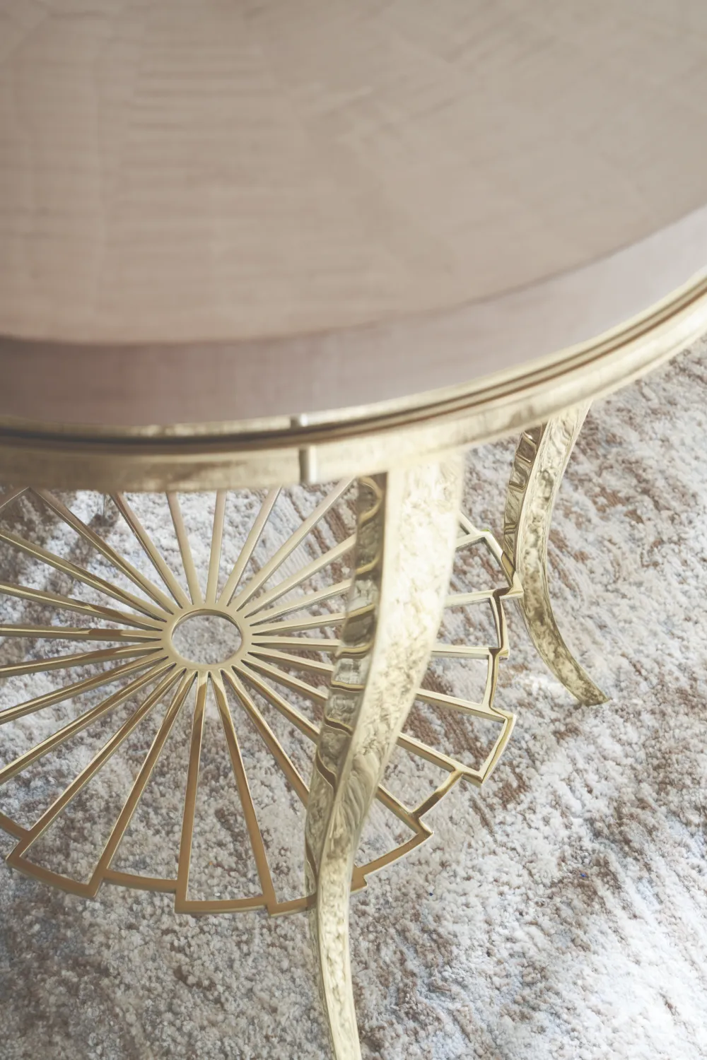 Art Deco Silver Accent Table | Caracole Plié