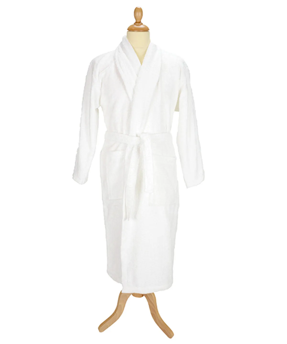 ARTG® Bath robe with shawl collar | Anthracite Grey