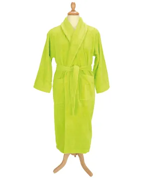 ARTG® Bath robe with shawl collar | Lime Green