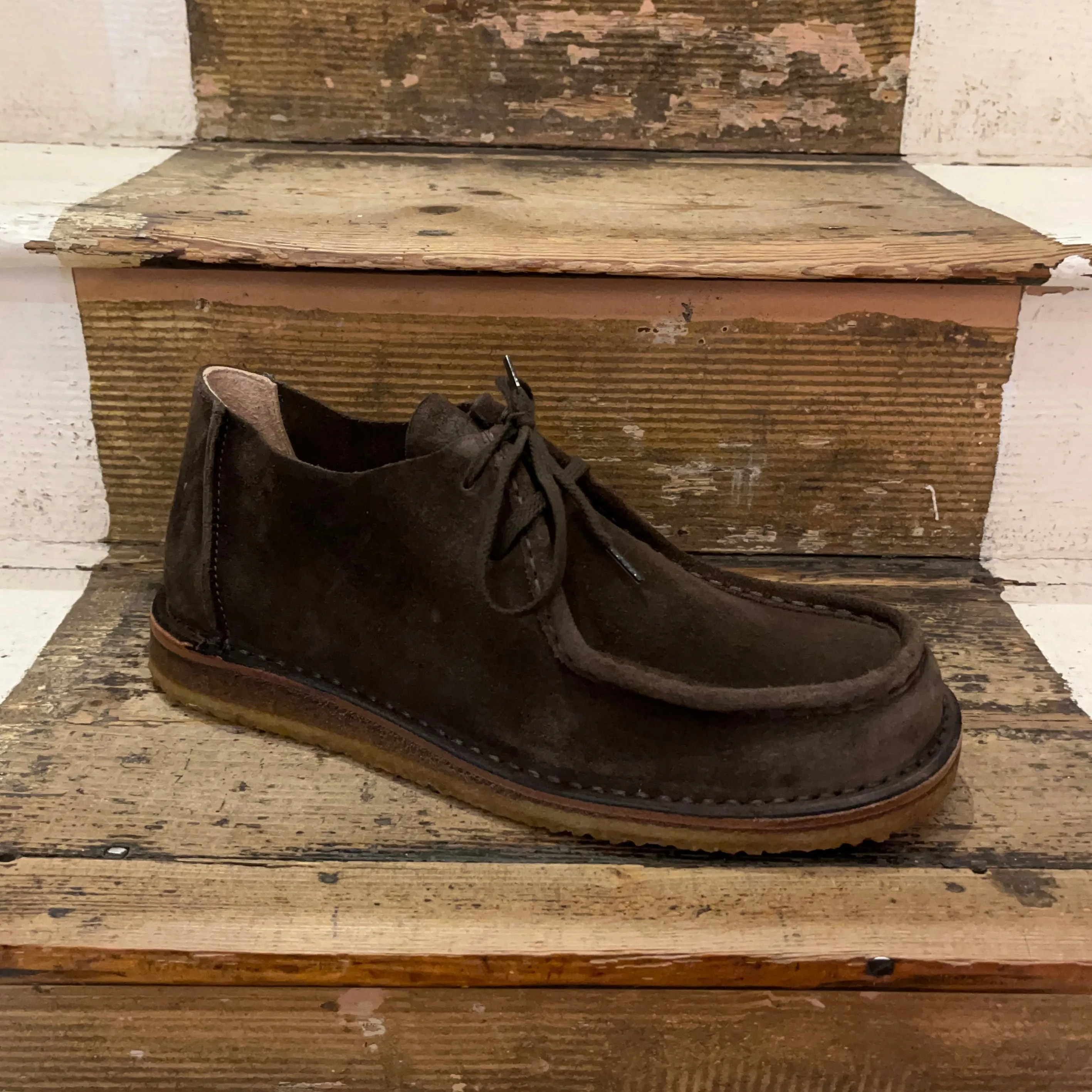 Astorflex - Beenflex Shoe - Dark Chestnut Suede - Crepe Sole