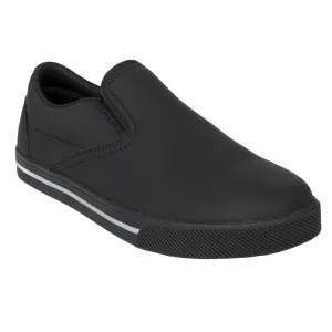 BA062-40 Slipbuster Recycled Microfibre Slip-on Shoe Matte Black 40