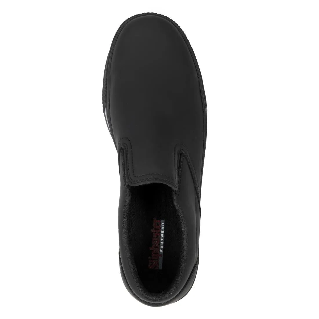 BA062-40 Slipbuster Recycled Microfibre Slip-on Shoe Matte Black 40