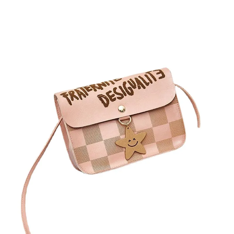 Bags for women 2024 new Korean style women's bags fashion trend star charm women's shoulder bag crossbody mobile phone bag