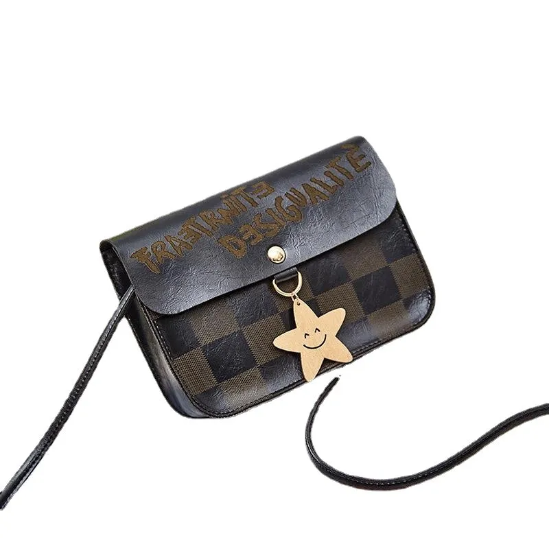 Bags for women 2024 new Korean style women's bags fashion trend star charm women's shoulder bag crossbody mobile phone bag