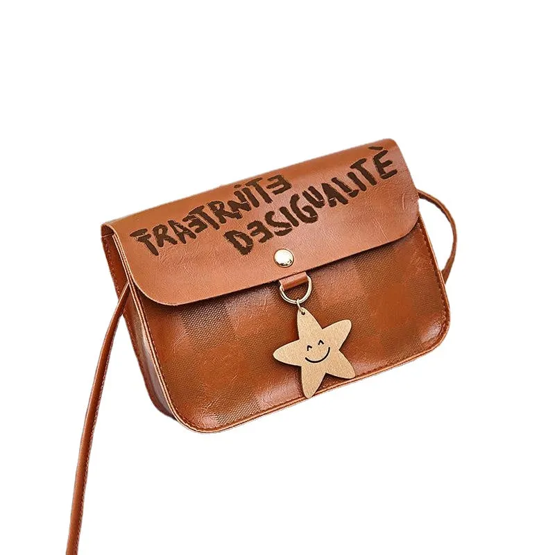 Bags for women 2024 new Korean style women's bags fashion trend star charm women's shoulder bag crossbody mobile phone bag