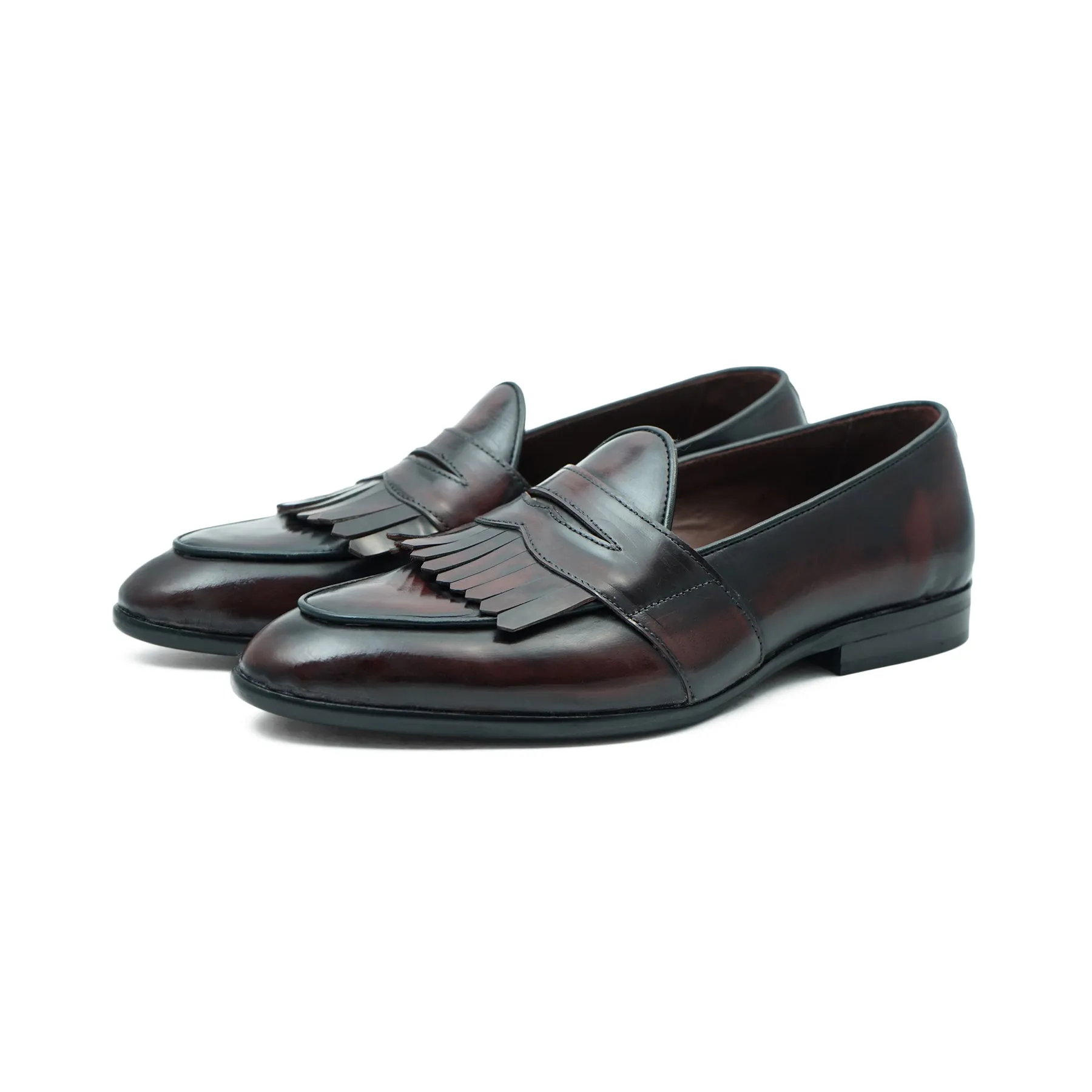 Belgian Loafers With Fringe - Burshoff