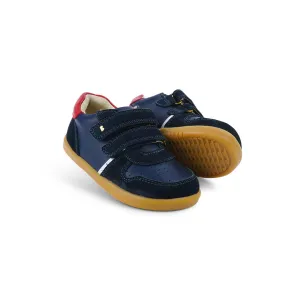 Bobux I-Walk Riley Trainers - Navy   Red