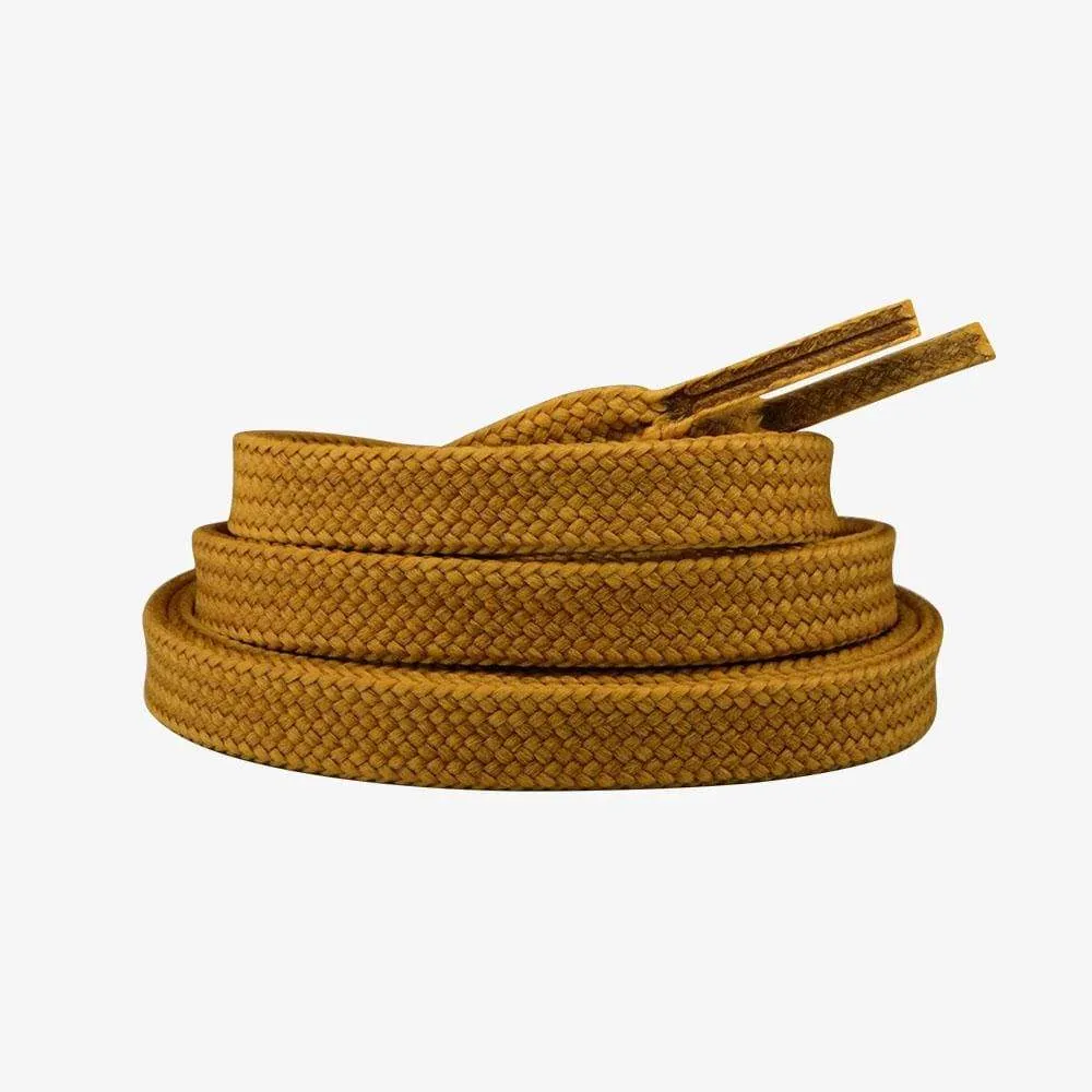 Bont Waxed Skate Laces 8mm - Gold - Multiple Sizes