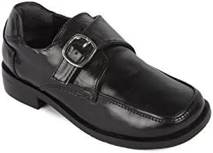 Boys Black School Uniform Pull-On Shoes Toddler Size 10 Pair of Shoes