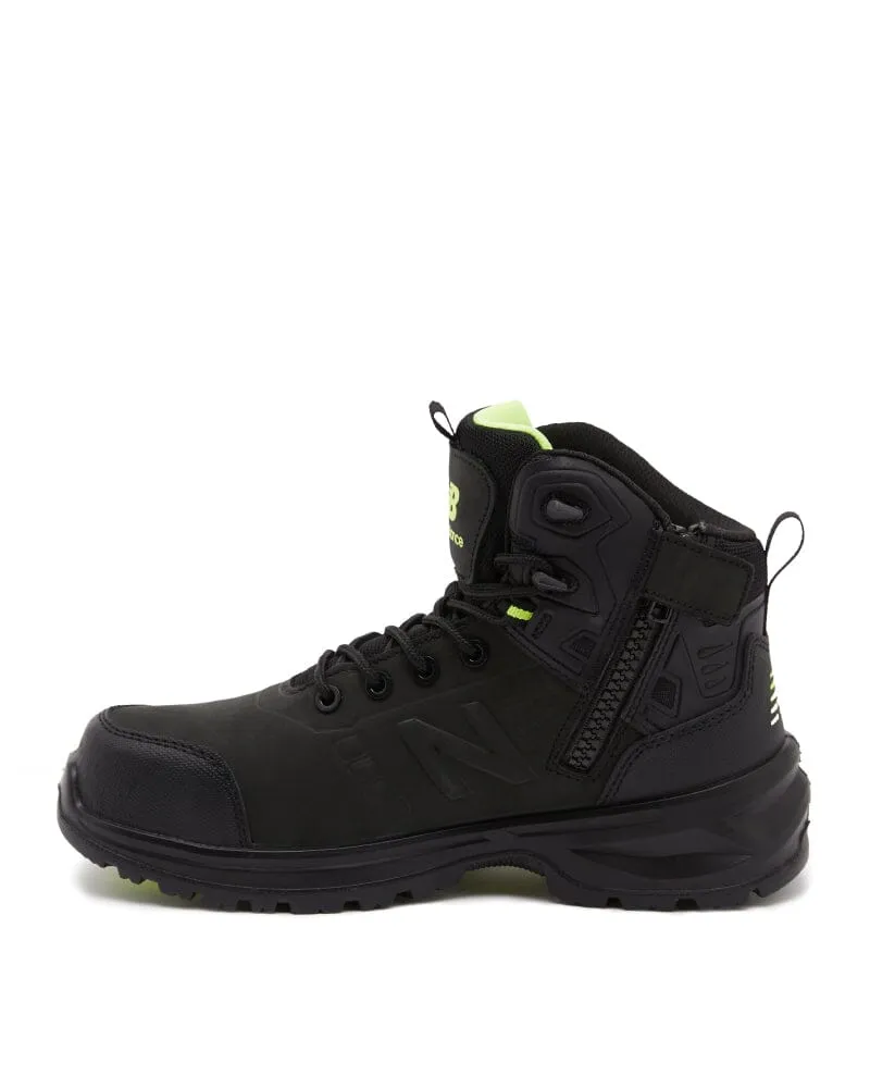 Calibre Zip Side Safety Boot - Black