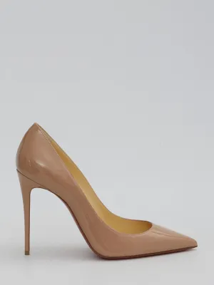 Christian Louboutin Kate 100 Nude Pumps