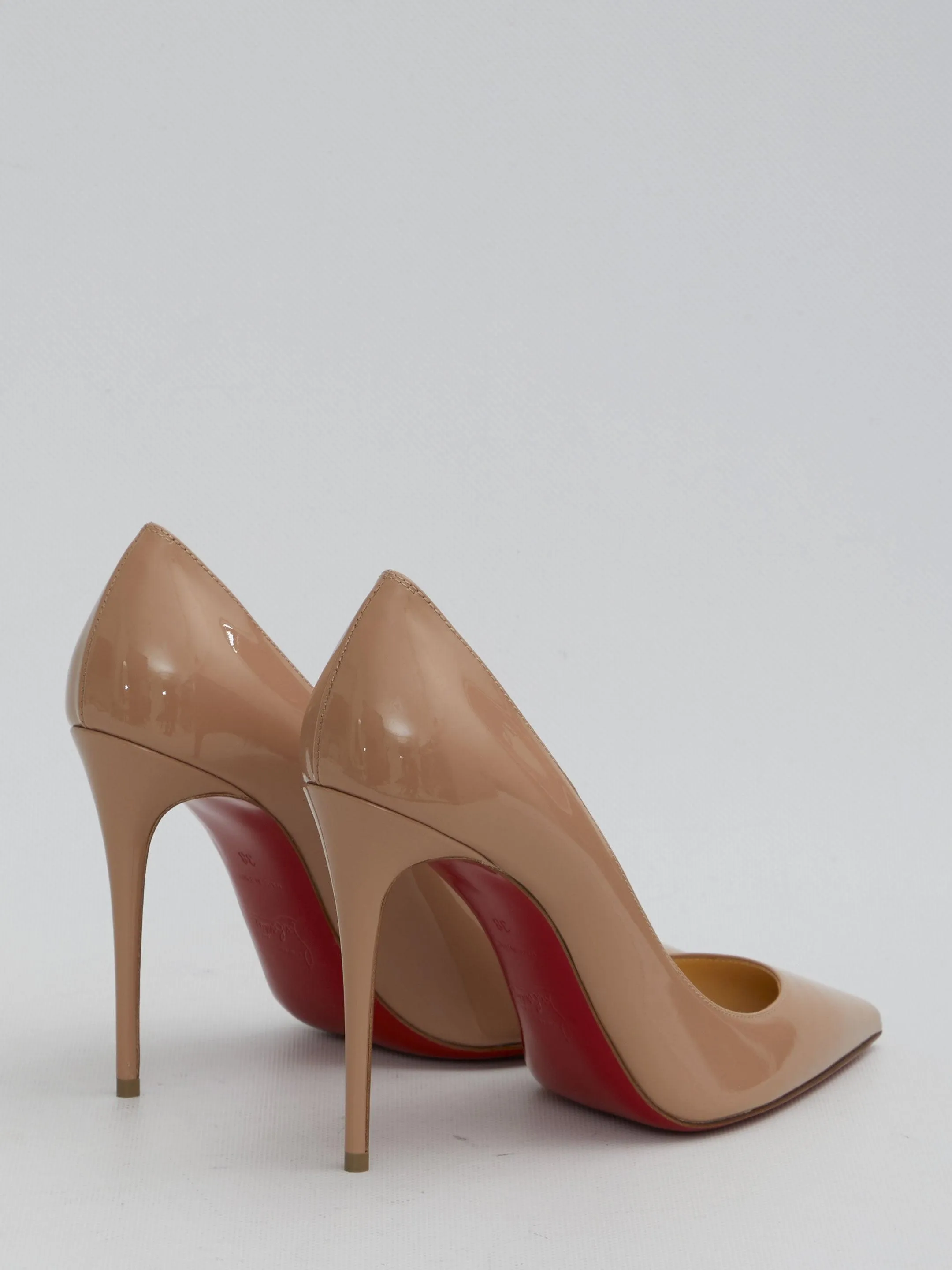 Christian Louboutin Kate 100 Nude Pumps