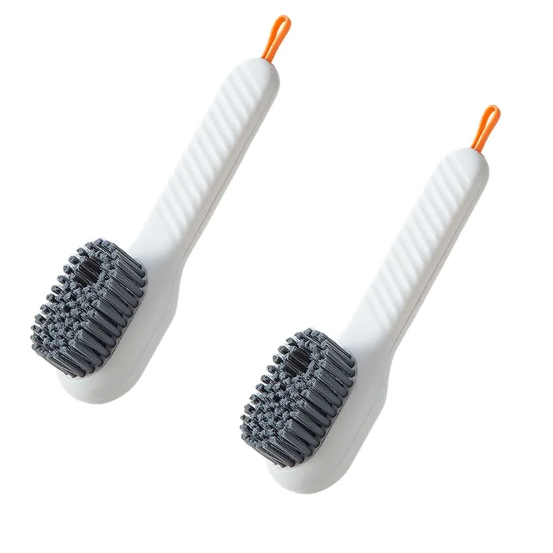 Cleaning Brush Soft Bristled Liquid Shoe Brush Long Handle Brush Clothes Brush Shoe Clothing Board Brush Household Cleaning Tool