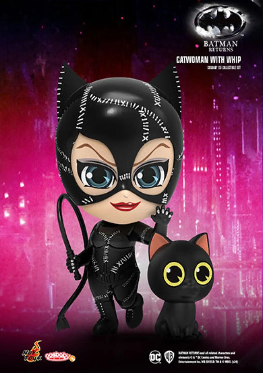 COSBABY BATMAN RETURNS CATWOMAN WITH WHIP COLLECTIBLE SET - COSB716