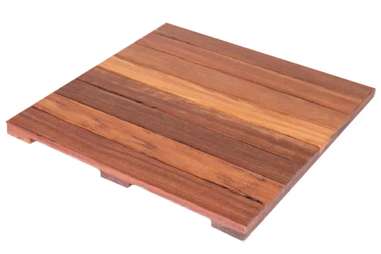 Cumaru Deck Tile (not oiled, pin holes and light scratches are normal) minimum order 144pcs