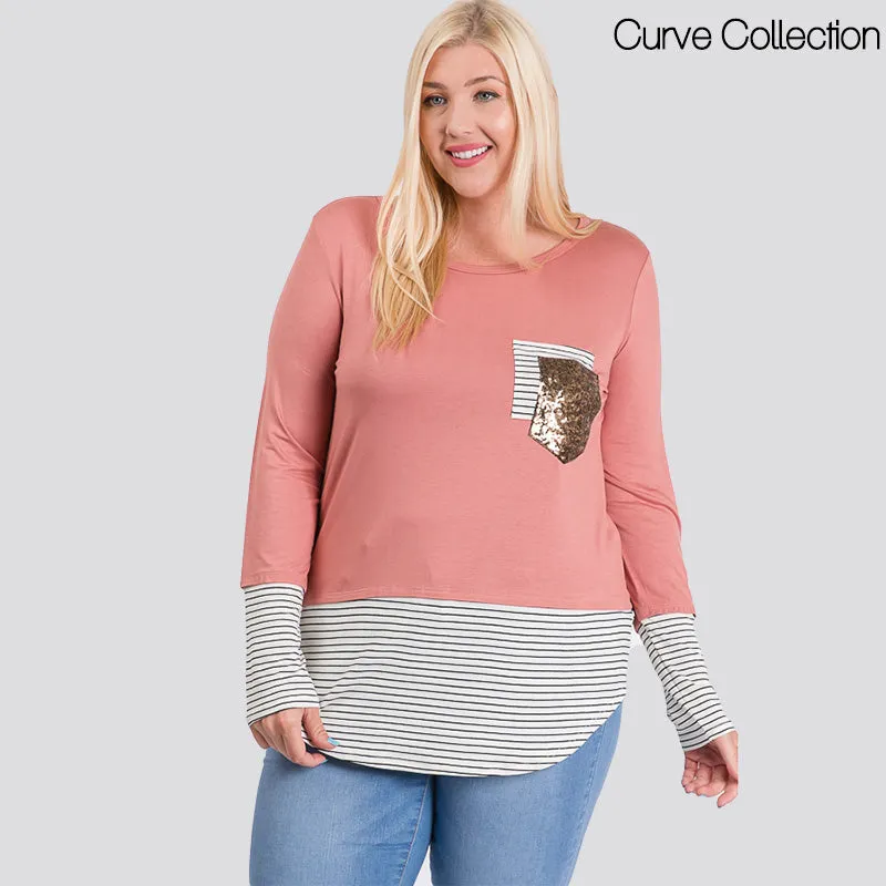 Curve Sule Top (Rose)