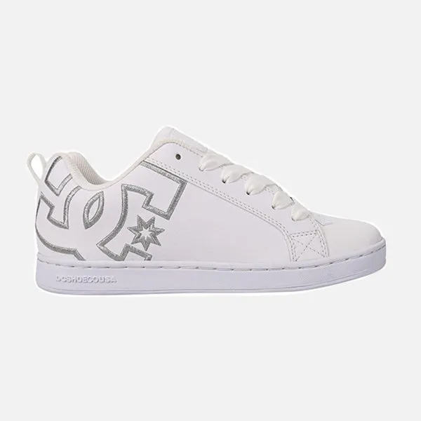 DC Women's Court Graffik - White/Silver