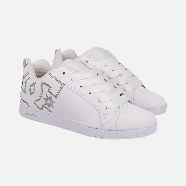 DC Women's Court Graffik - White/Silver