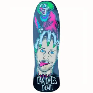 Death Skateboards Dan Cates Kill Clown Shaped Skateboard Deck 9.375"