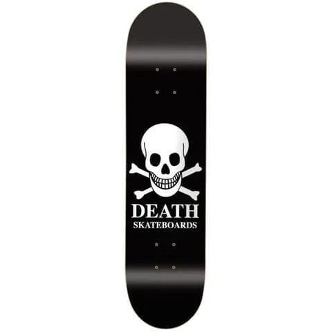 Death Skateboards OG Skull Black Skateboard Deck 9"