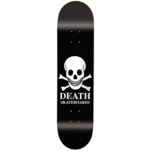 Death Skateboards OG Skull Black Skateboard Deck 9"