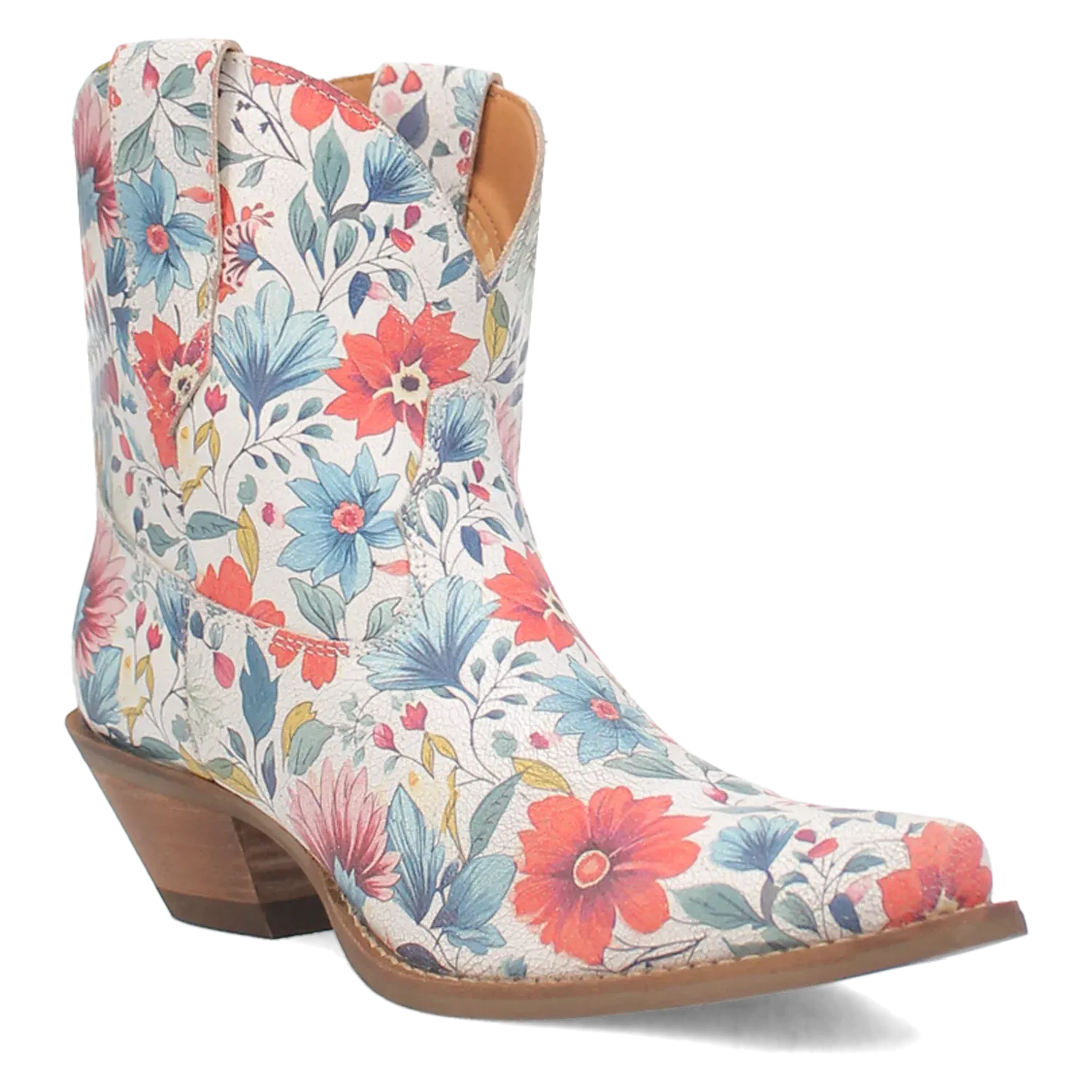 Dingo Pixie Rose - Women's Leather Cowgirl Boots