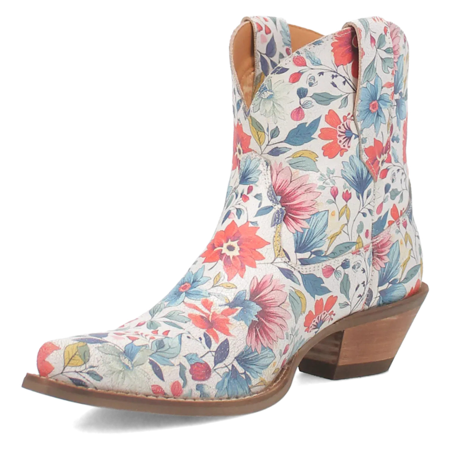 Dingo Pixie Rose - Women's Leather Cowgirl Boots