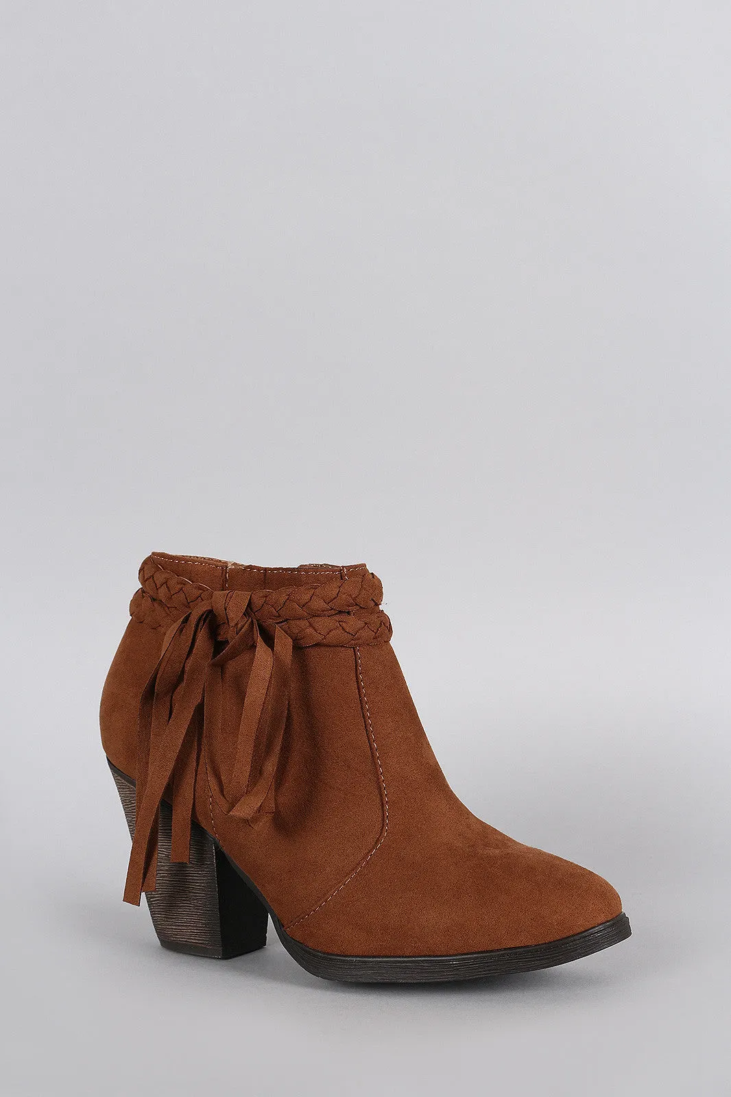 Dollhouse Braided Fringe Bootie