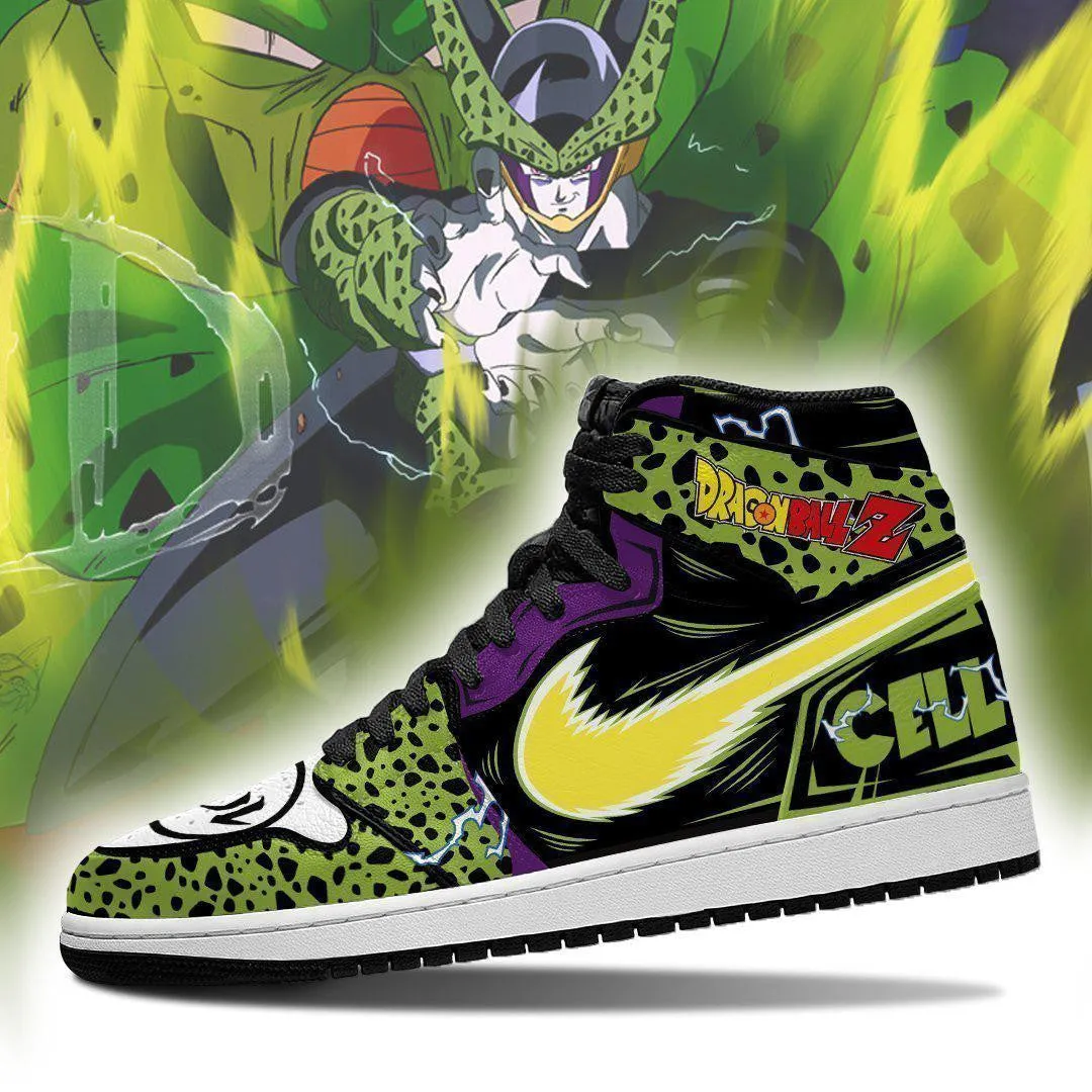 Dragon Ball Cell Sneakers Custom Anime Dragon Ball Shoes For Fan