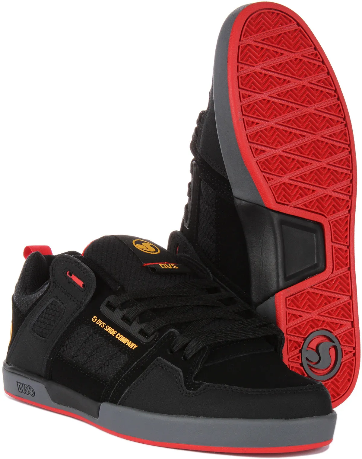 Dvs Comanche 2.0  In Black Yellow For Men