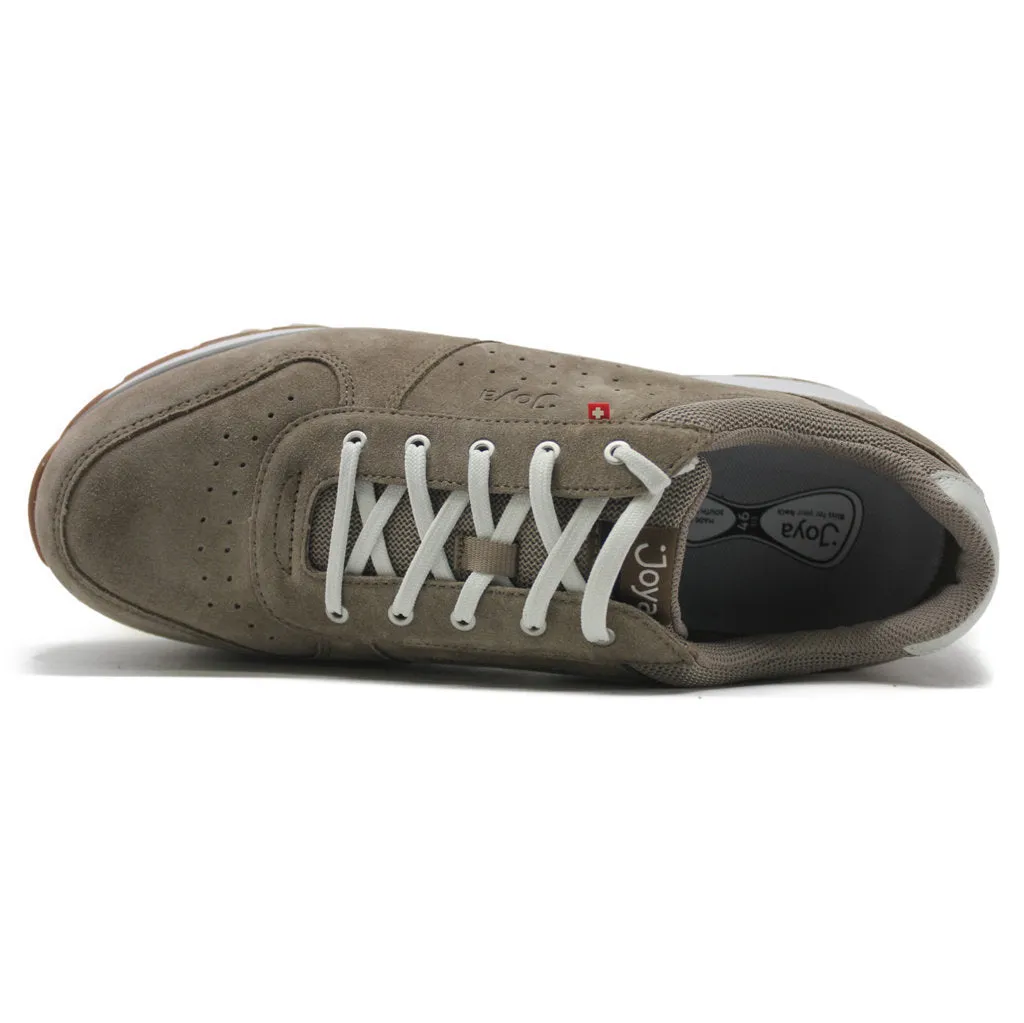 Dynamo Classic Velour Leather Men's Wide Trainers