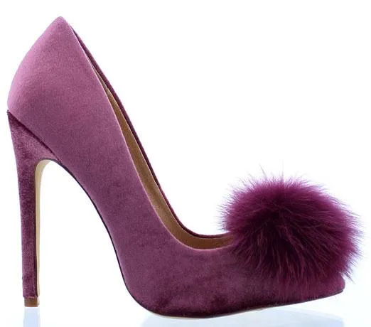 EGO FUR POM MAUVE