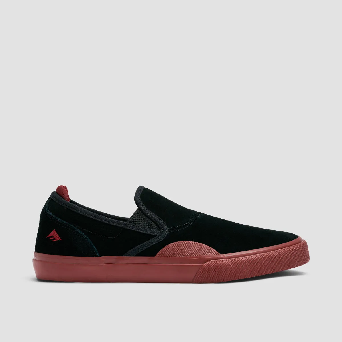 Emerica Wino G6 Slip On Shoes Black/Red/Gum