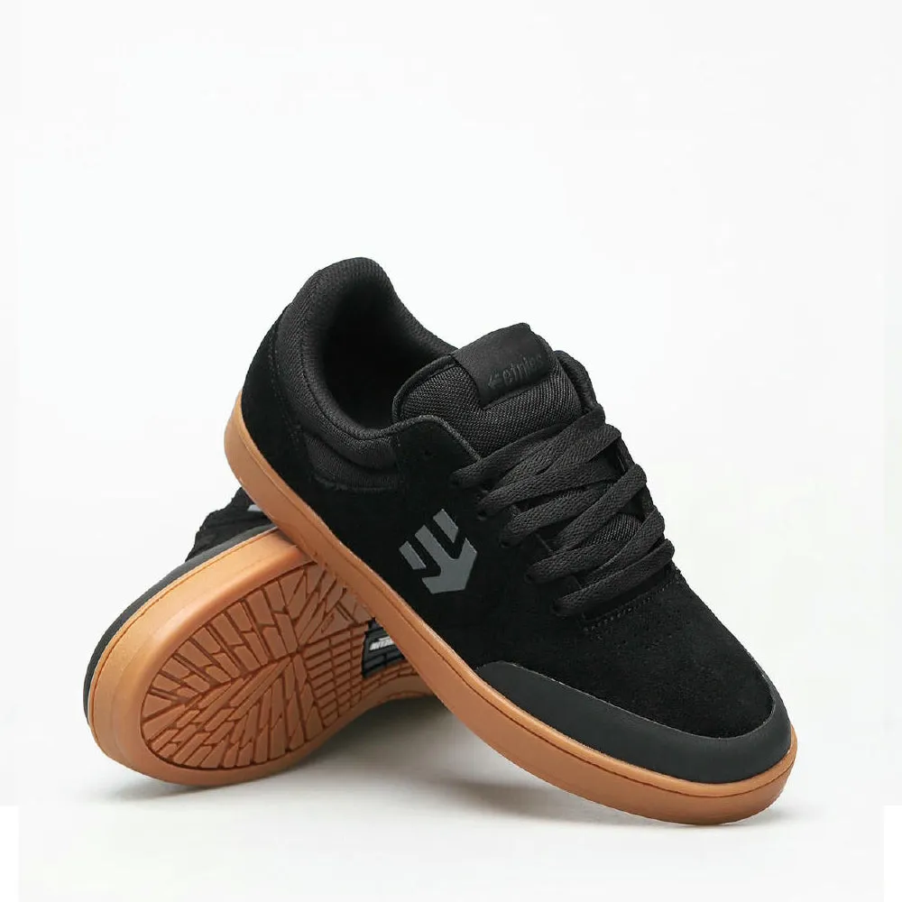 Etnies Marana Skate Shoes - Black Dark Grey Gum