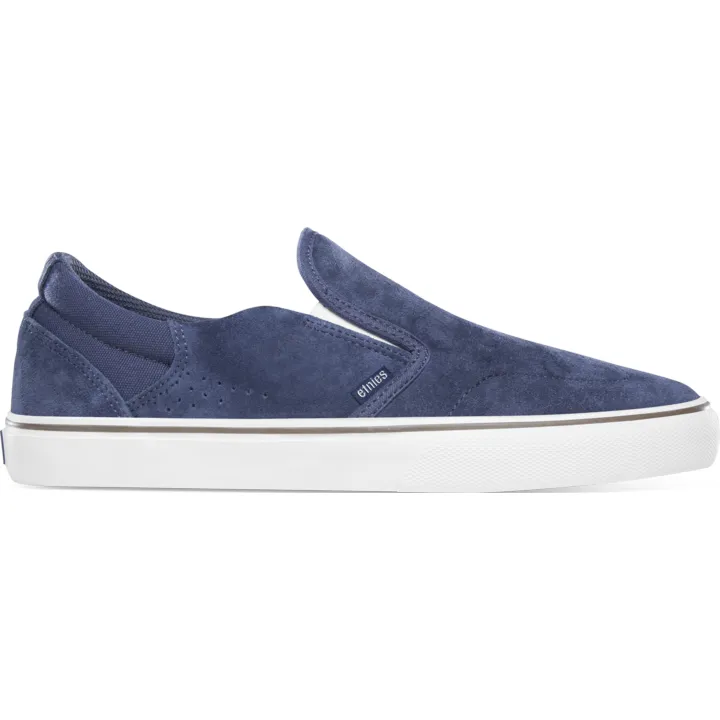 Etnies Marana Slip Skateboard Shoe - Navy/White