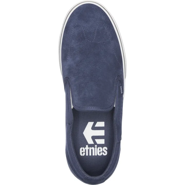 Etnies Marana Slip Skateboard Shoe - Navy/White