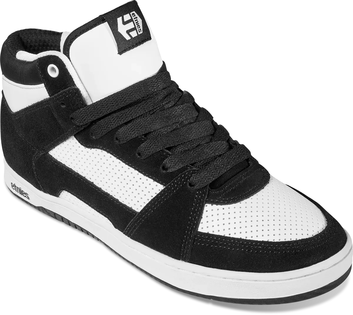 etnies MC Rap Hi Shoe, Black White