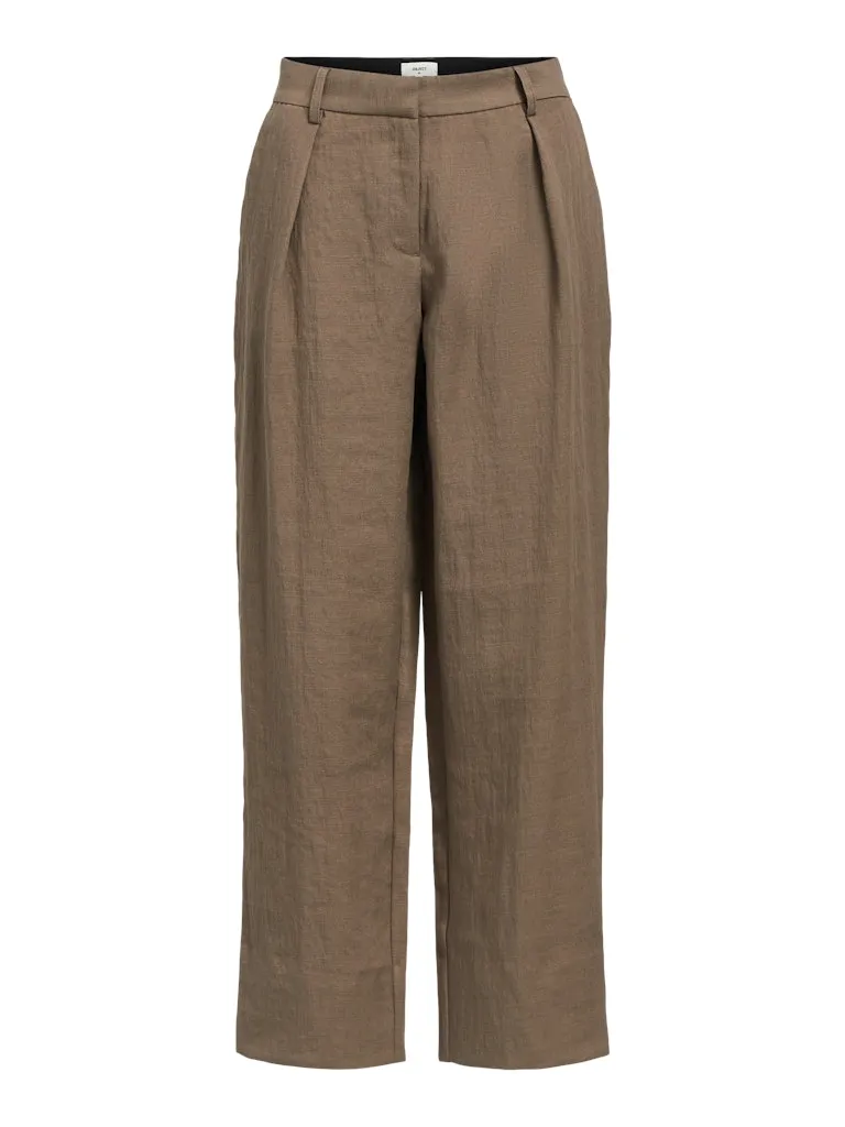 Ever Mid Waist Tapered Trouser Morel