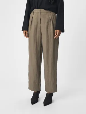 Ever Mid Waist Tapered Trouser Morel