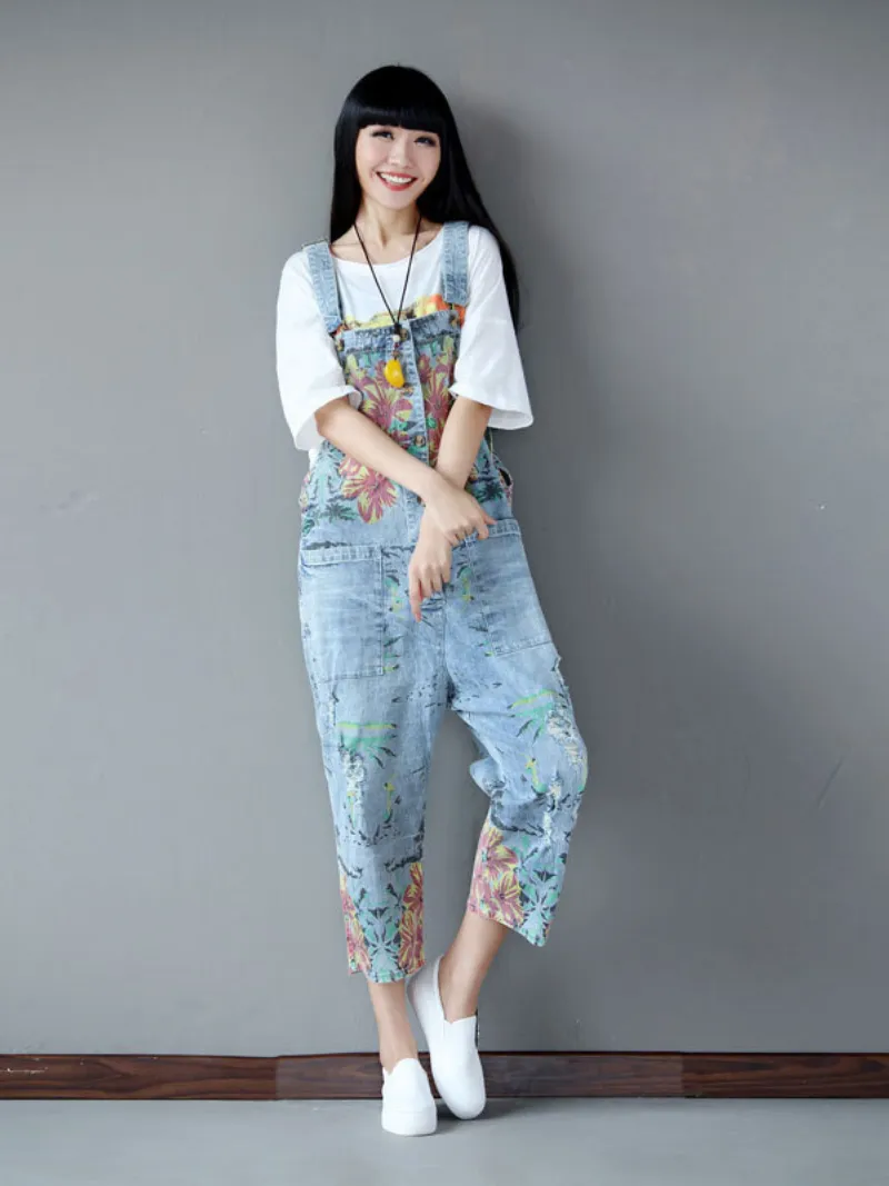 Found You Better Denim Loose Overall Dungarees