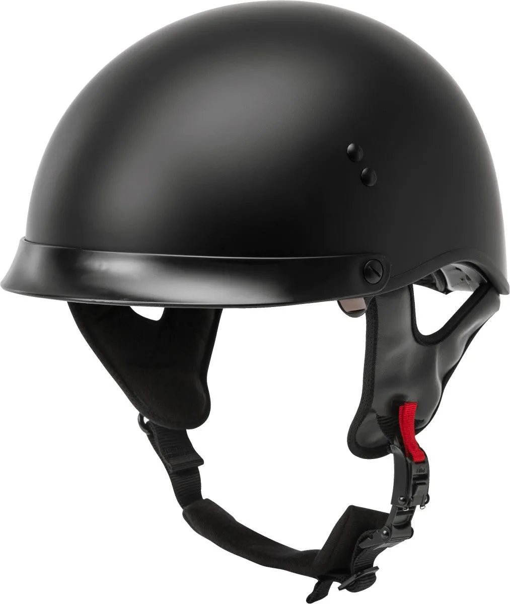 GMax HH-65 Full Dressed Half Helmet Matte Black