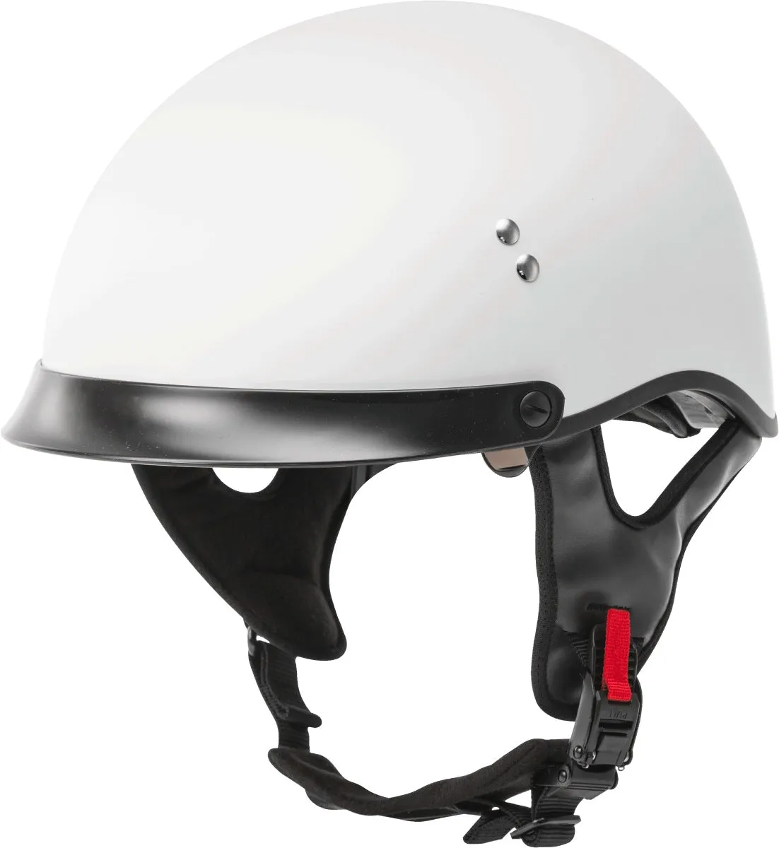 GMax HH-65 Full Dressed Half Helmet Matte White