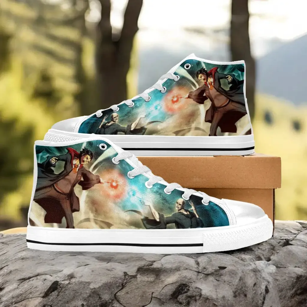 Harry Potter vs Voldemort Shoes High Top Sneakers for Kids and Adults