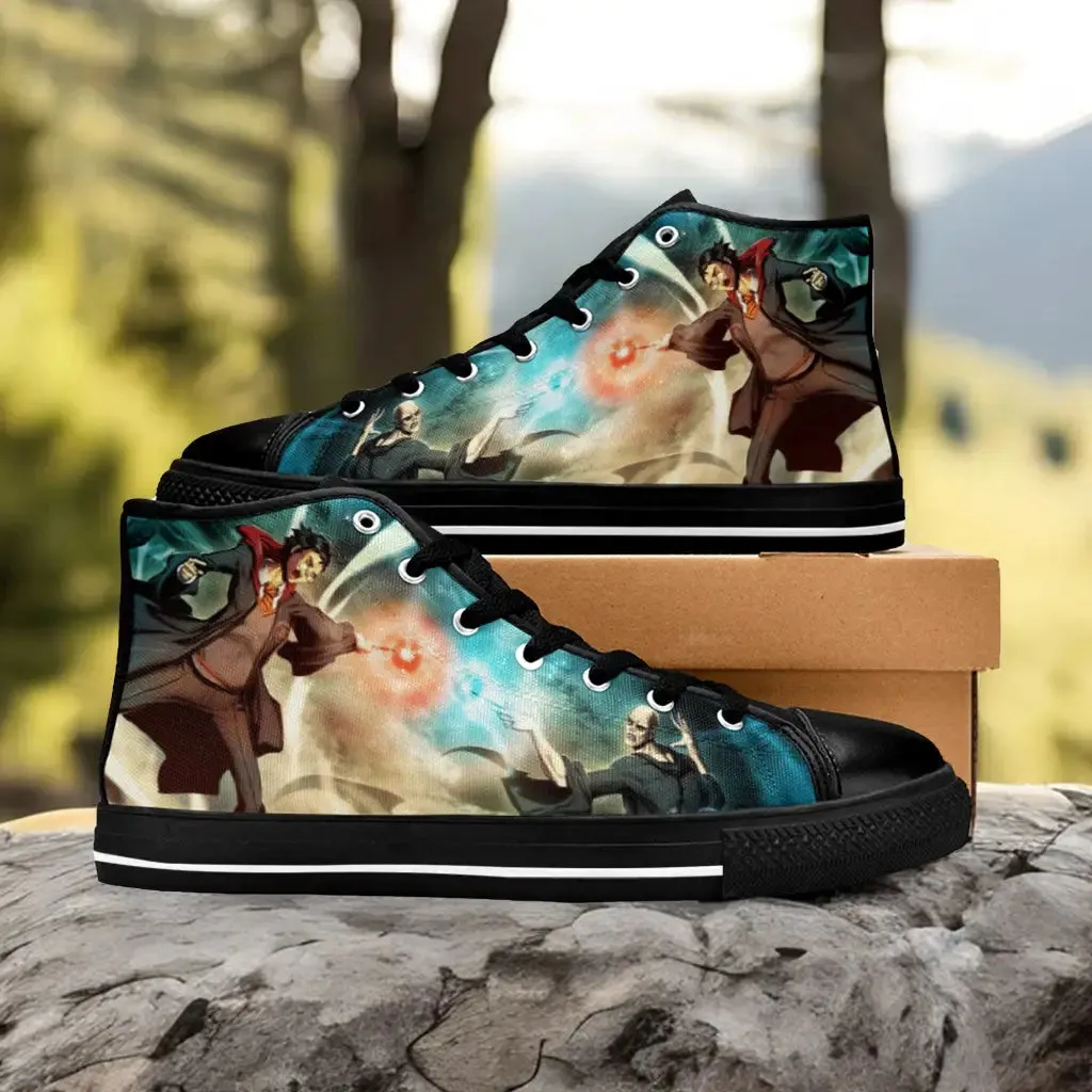 Harry Potter vs Voldemort Shoes High Top Sneakers for Kids and Adults