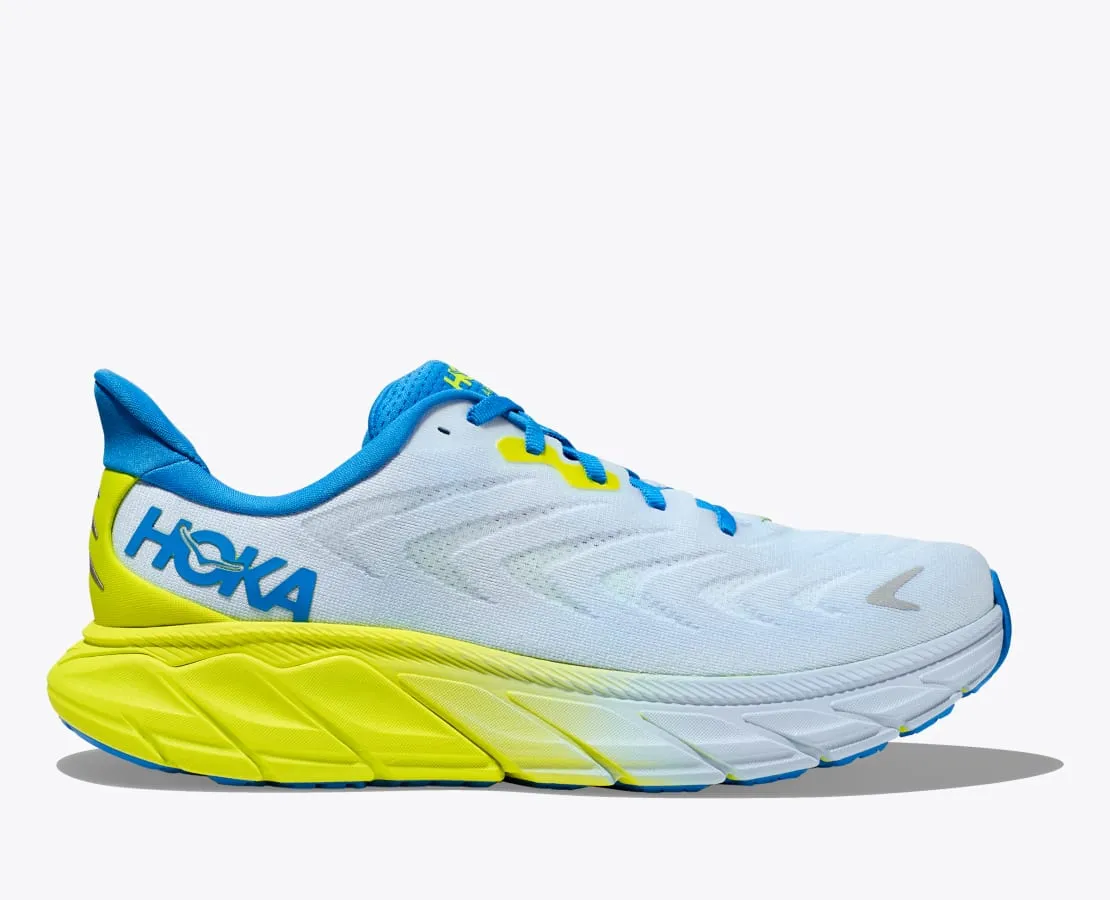 Hoka Mens Arahi 6 Wide- Ice Water/Evening Primose (1123196-IWEP)